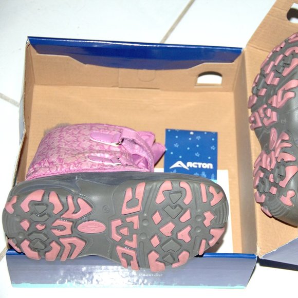 ACTON Giggle pale pink winter boot child/toddler/kid size 10 - Picture 3 of 9